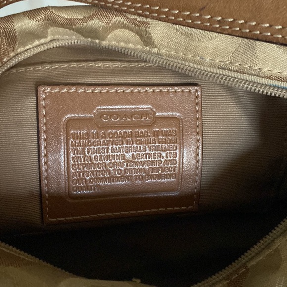 COACH brown hand bag - Picture 5 of 5